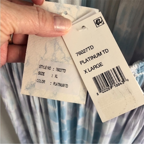 Raviya Tie Dyed Halter Swim Cover Dress XL - Picture 8 of 9